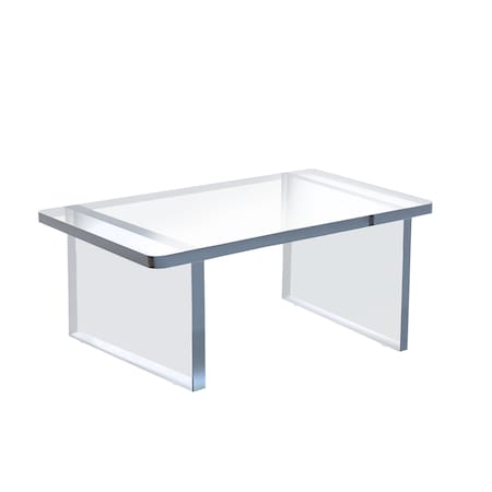 Azar Displays 6"H Clear Acrylic Deluxe Riser Display 515366
